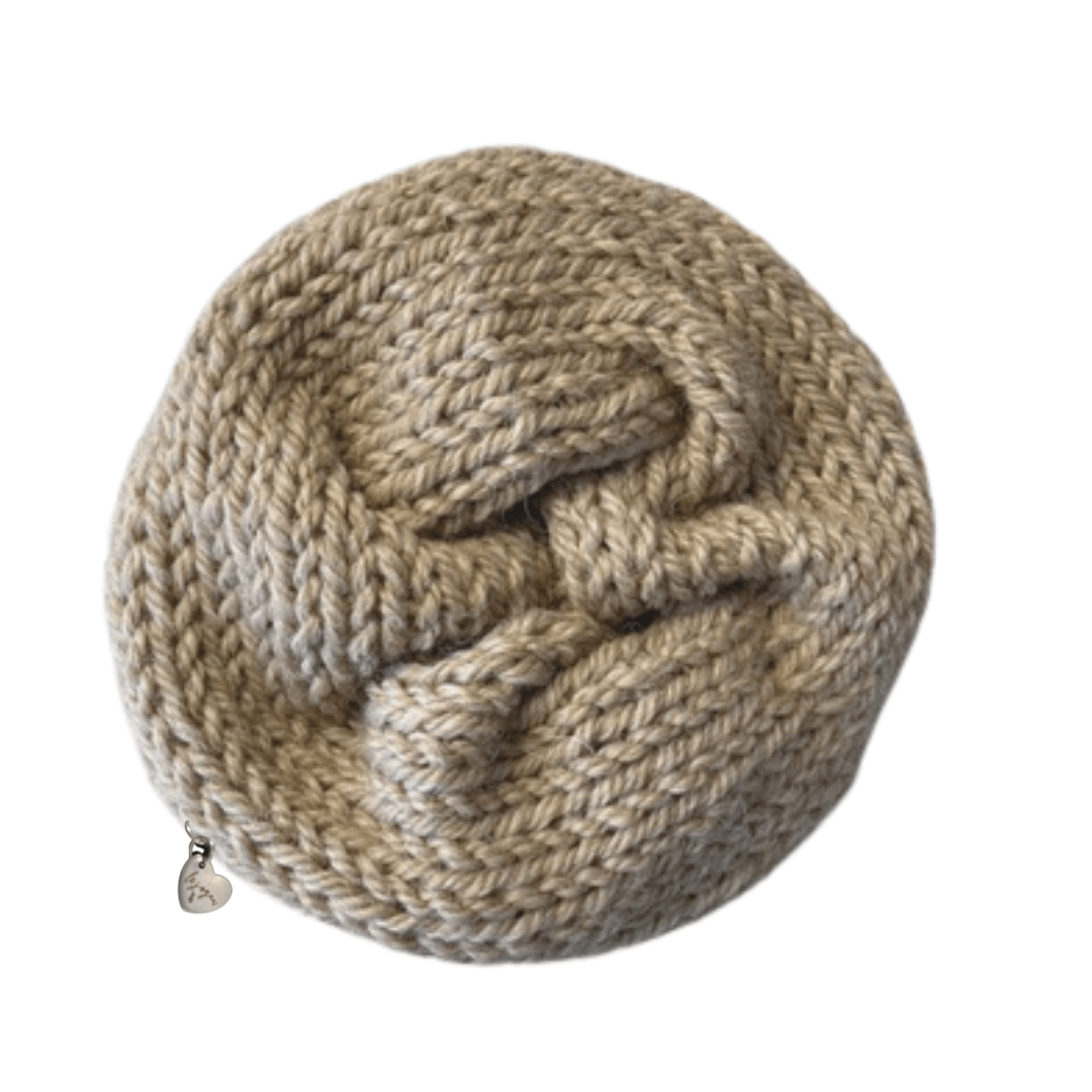 Rustic Taupe - Highland/Alpaca Wool Hair Wrap  | le joyau shop