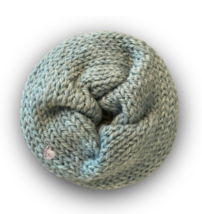 Seafoam Green - Highland/Alpaca Wool Palette: Summer-le joyau shop - Luxury Natural Fiber Hair Wraps