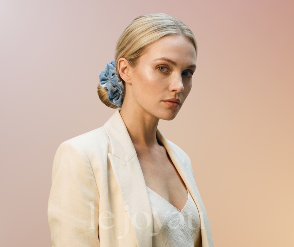 Pure Silk Velvet - Ice Blue