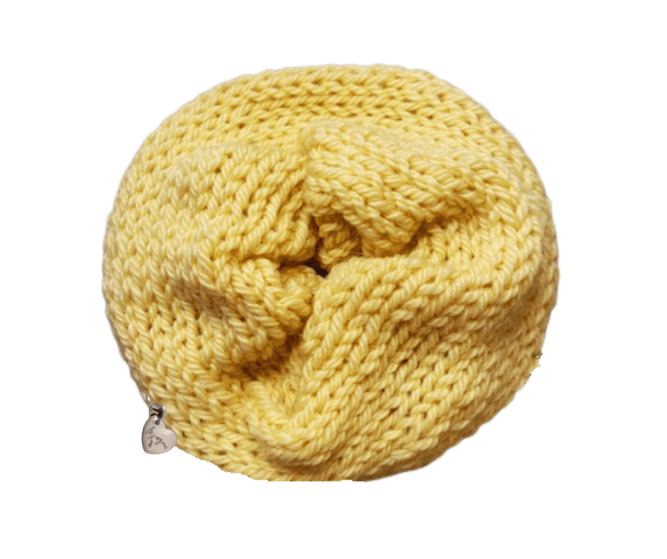 Canary Yellow - Highland/Alpaca Wool Hair Wrap | le joyau shop