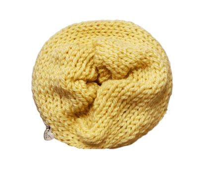 Canary Yellow - Highland/Alpaca Wool Hair Wrap | le joyau shop