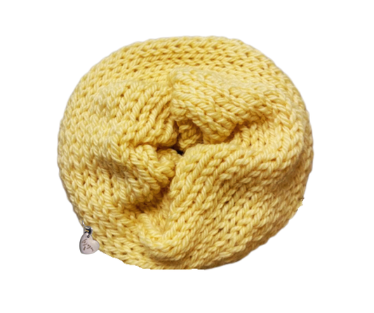 Canary Yellow - Highland/Alpaca Wool Hair Wrap