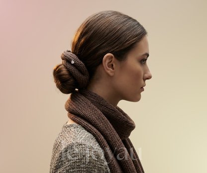 Knit Highland and Alpaca Wool - Rustic Cocao