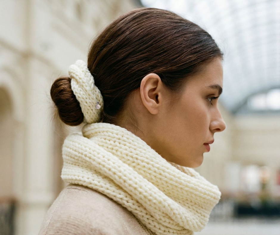 Knit Merino Wool - Cream White