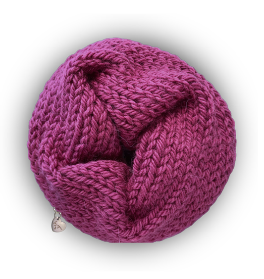 Fuchsia - Highland/Alpaca Wool  Palette:  Summer, possibly Winter