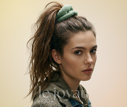 Knit Merino Wool - Soft Green