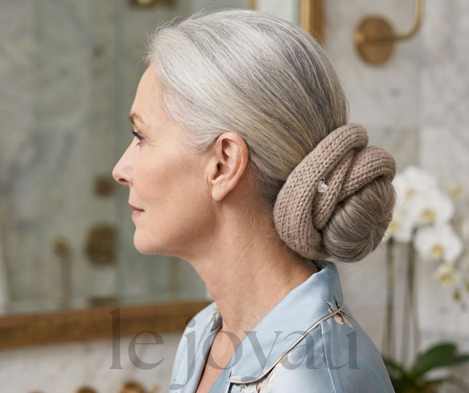 Rustic Harvest Brown - Highland/Alpaca Wool Hair Wrap | le joyau shop