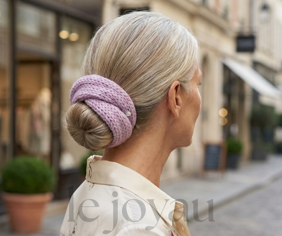Lilac Pink - Merino Wool Hair Wrap