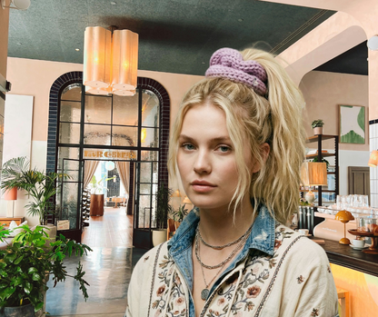 Knit Merino Wool - Lilac Pink