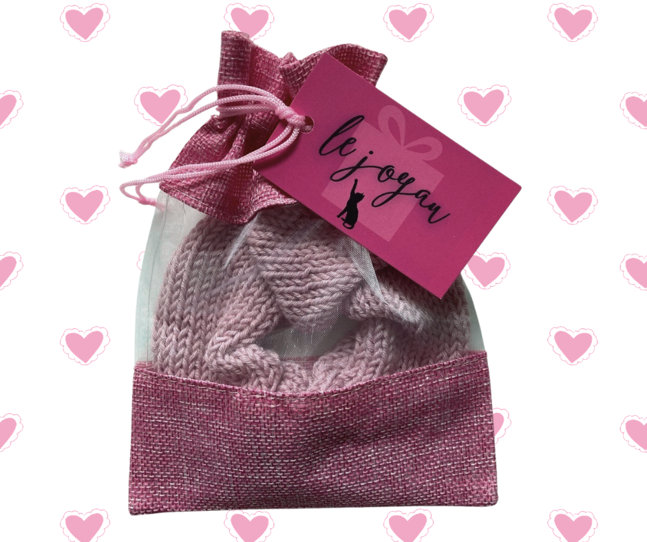 The Sweetheart Knit Wool Scrunchie in Lilac Pink