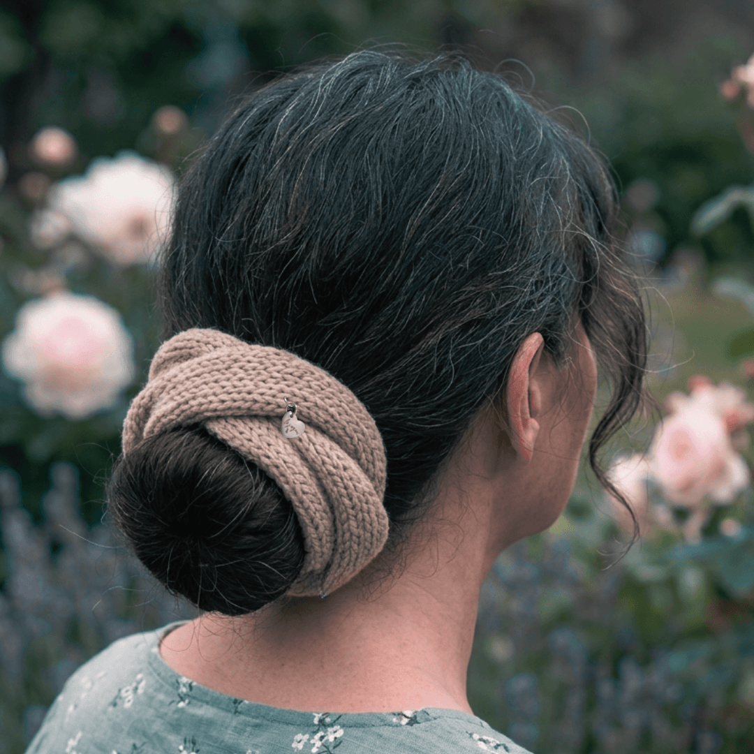 Rustic Taupe - Highland/Alpaca Wool Hair Wrap  | le joyau shop