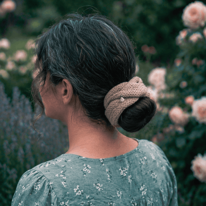 Rustic Taupe - Highland/Alpaca Wool Hair Wrap  | le joyau shop