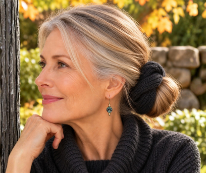 Black - Merino Wool  Palette:  Winter, possibly deep Autumn